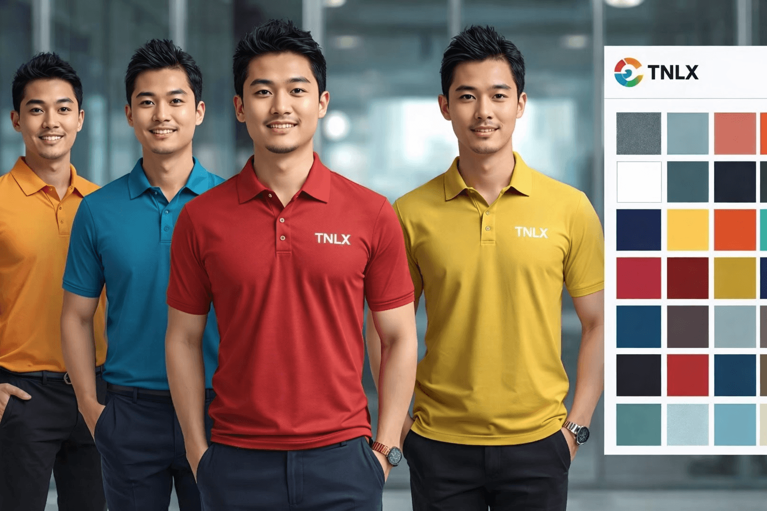 จิตวิทยาการเลือกสีเสื้อโปโลพนักงานให้สอดคล้องกับแบรนด์