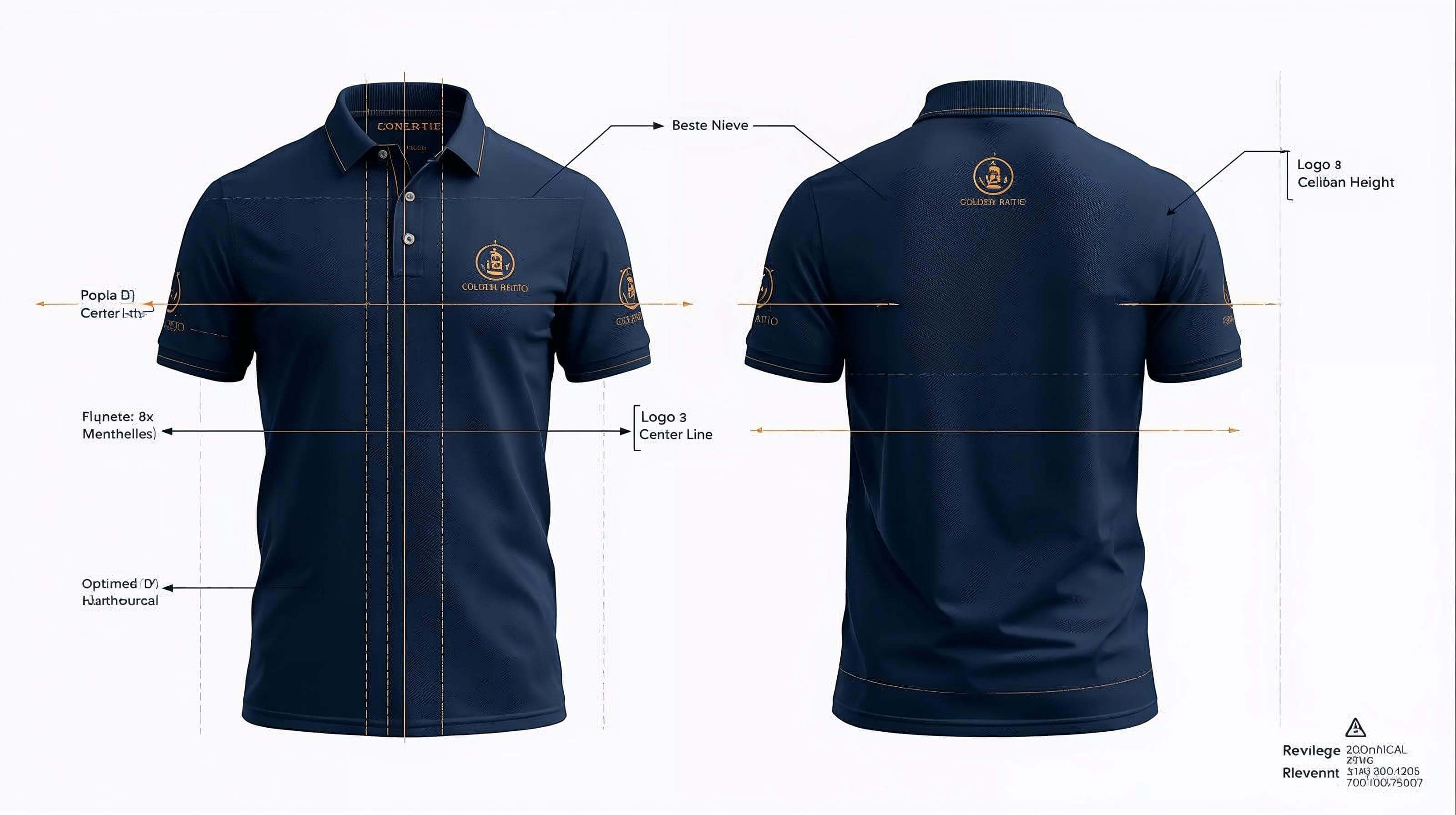 การจัดวางตำแหน่งโลโก้บนเสื้อโปโลพนักงานอย่างเป็นมืออาชีพ