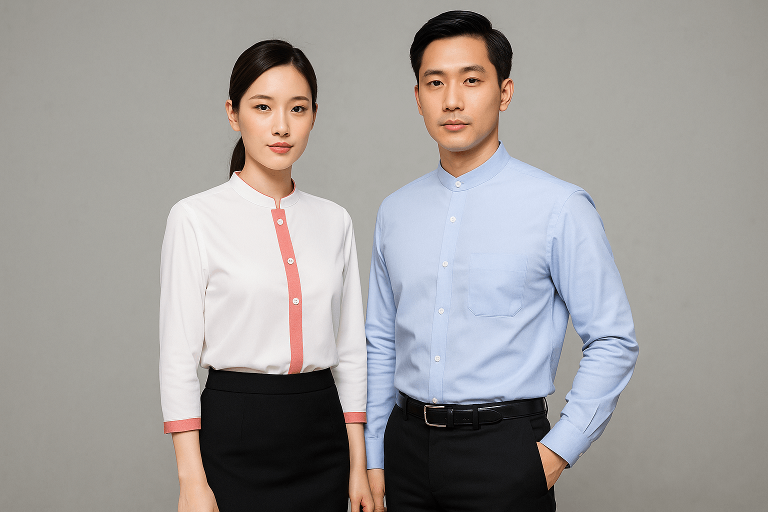 ชุดยูนิฟอร์มพนักงาน เสื้อเชิ้ต โปโล และสูท สำหรับองค์กร